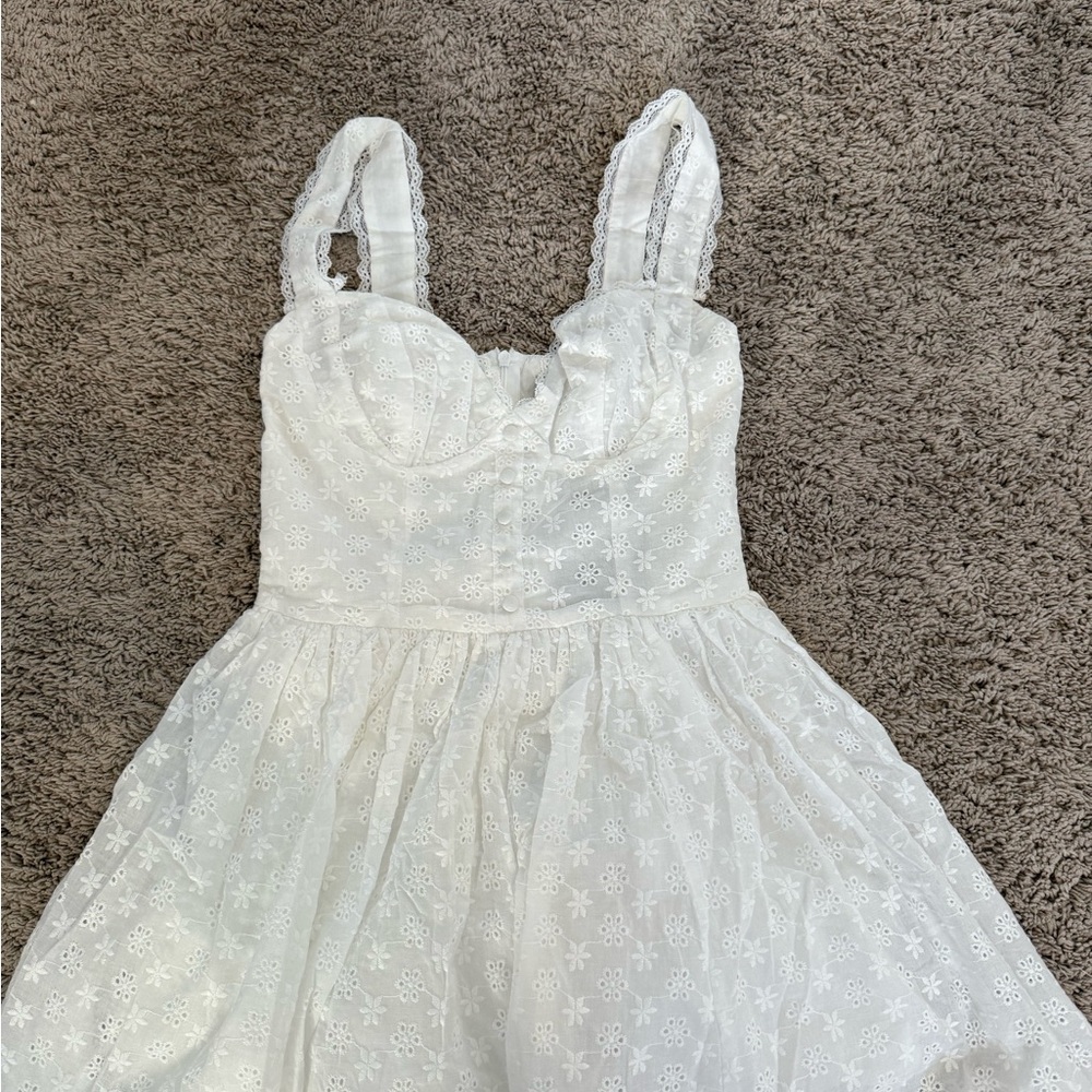 Thats so fetch white mini dress brand new